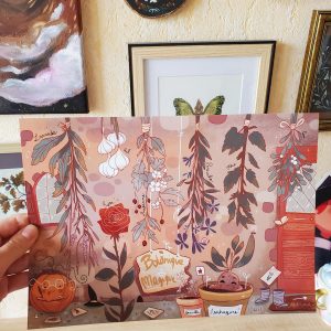 Affiche botanique magique