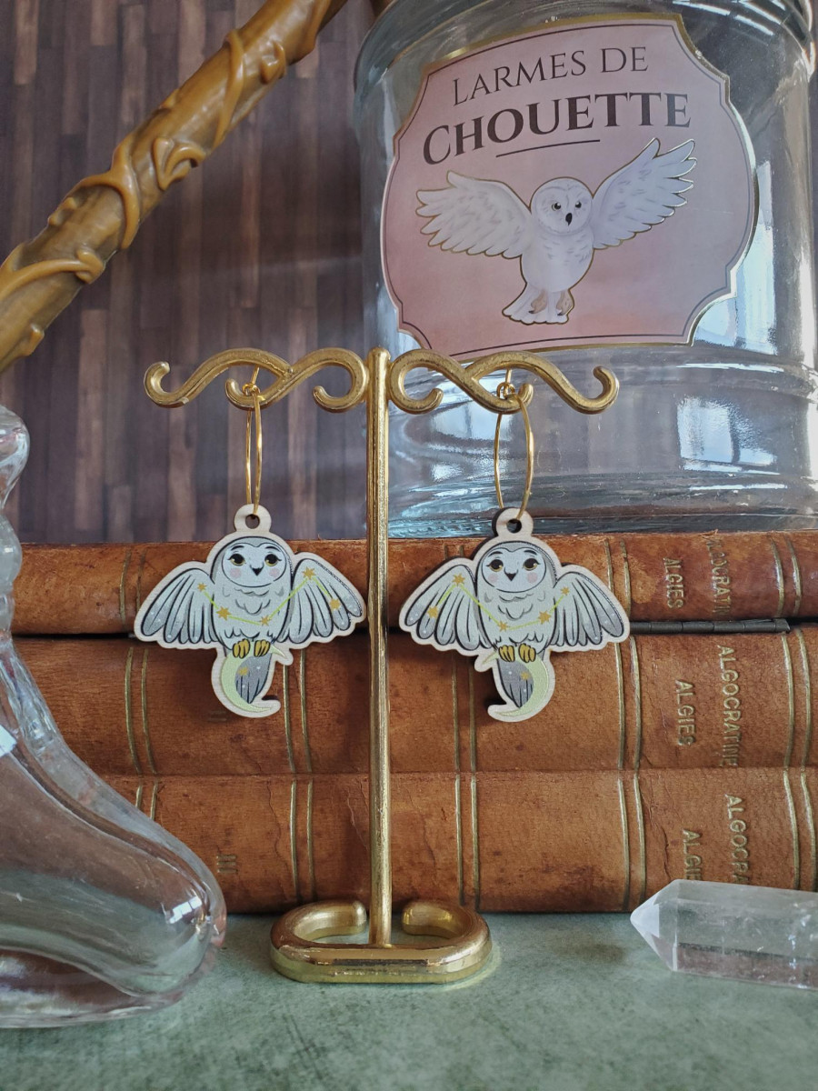 Boucles d'oreilles chouettes magiques – Image 3