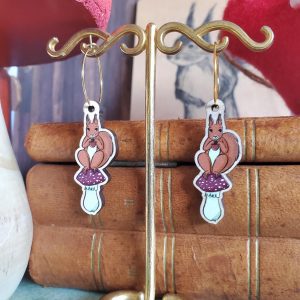 Boucles d’oreilles écureuils