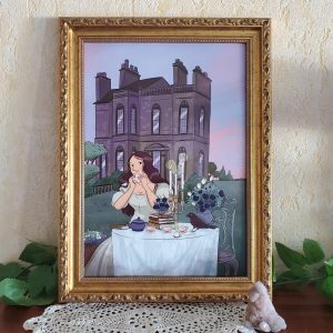 Affiche petit déjeuner manoir