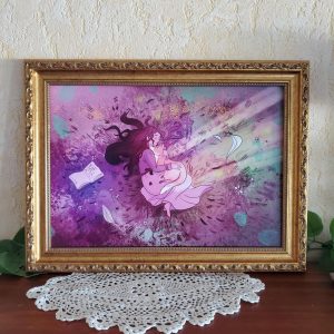 Affiche la jeune fille et le renard