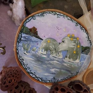 Peinture Nessy, le monstre du Lock Ness